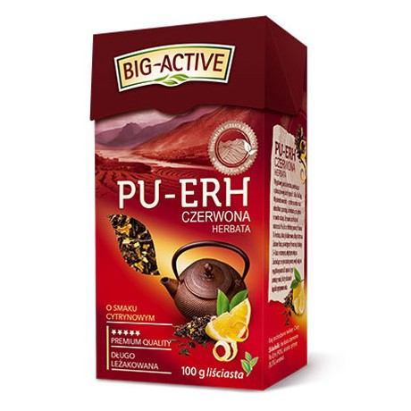 Herbata czerwona Pu-Erh Cytryna Big-Active - Wiesiołek-Pharma