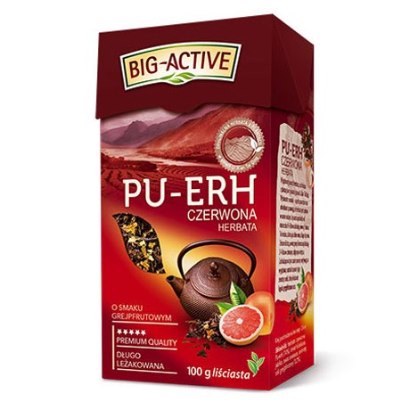 Herbata czerwona Pu-Erh Grejpfrut Big-Active - Wiesiołek-Pharma