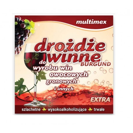 Drożdże winne czerwone Burgund MULTIMEX - Wiesiołek-Pharma