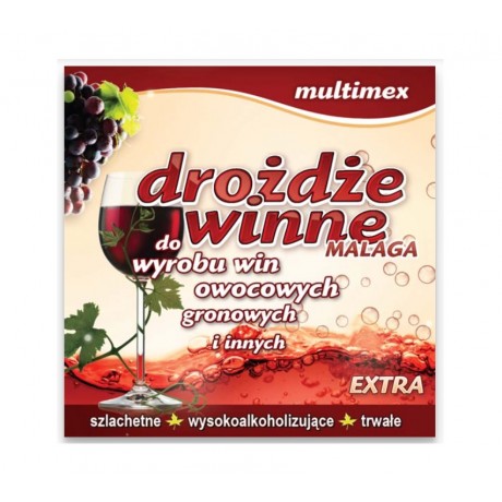 Drożdże winne czerwone Malaga MULTIMEX - Wiesiołek-Pharma