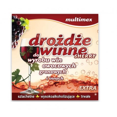 Drożdże winne białe Sherry MULTIMEX - Wiesiołek-Pharma