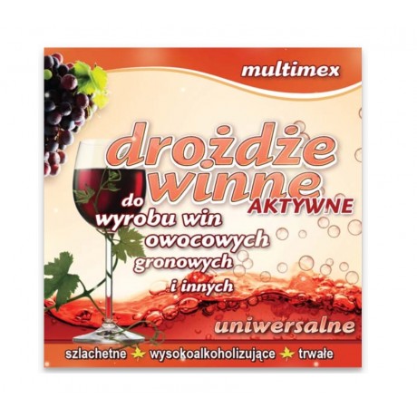 Drożdże winne aktywne (uniwersalne) 7g MULTIMEX Wiesiołek-Pharma