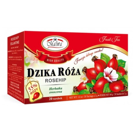 Dzika Róża owoc herbatka 20x2g MALWA - Wiesiołek-Pharma