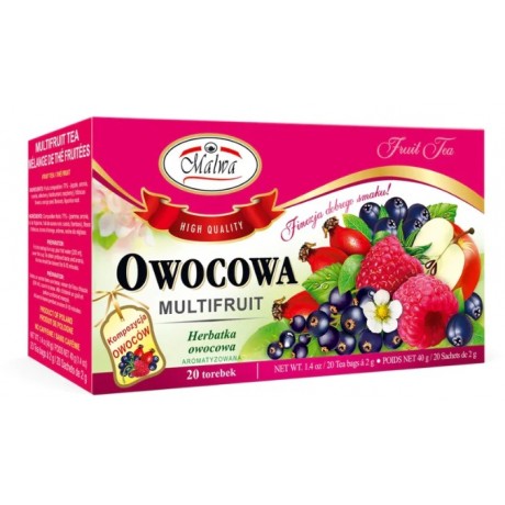 Owocowa herbatka 20x2g MALWA - Wiesiołek-Pharma