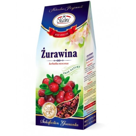 Żurawina susz herbatka owocowa 80g MALWA - Wiesiołek-Pharma