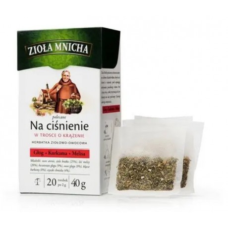 Zioła Mnicha Na Ciśnienie 20x2g Big-Active - Wiesiołek-Pharma
