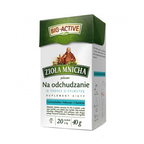 Zioła Mnicha Na Odchudzanie 20x2g BIG-ACTIVE - Wiesiołek-Pharma
