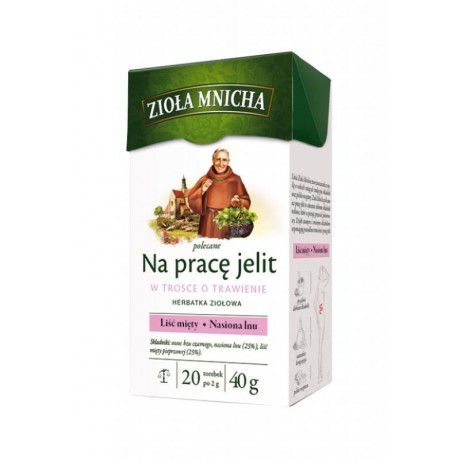 Zioła Mnicha Na Pracę Jelit 20x2g BIG-ACTIVE - Wiesiołek-Pharma