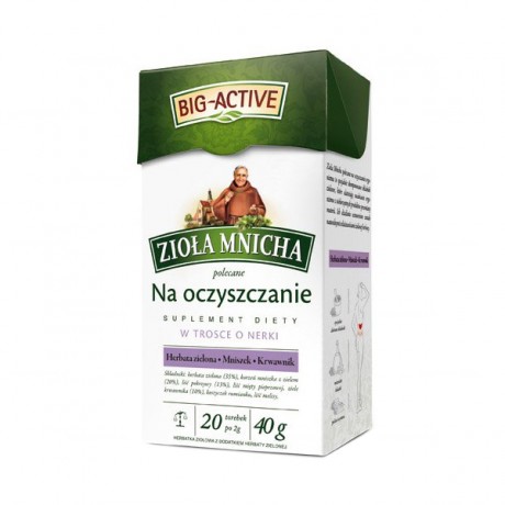 Zioła Mnicha Na Oczyszczanie 20x2g BIG-ACTIVE - Wiesiołek-Pharma