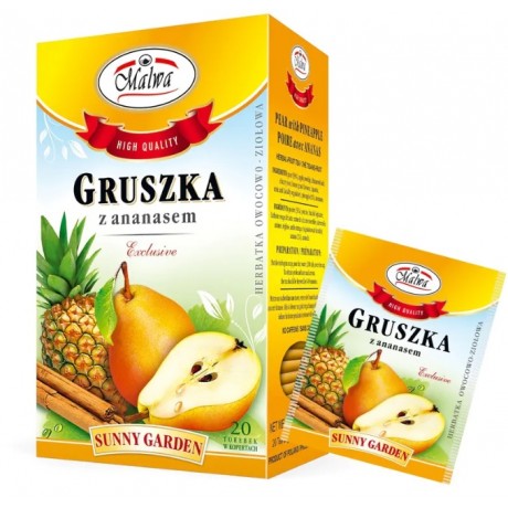 Gruszka herbata z ananasem 20x2g SG MALWA - Wiesiołek-Pharma