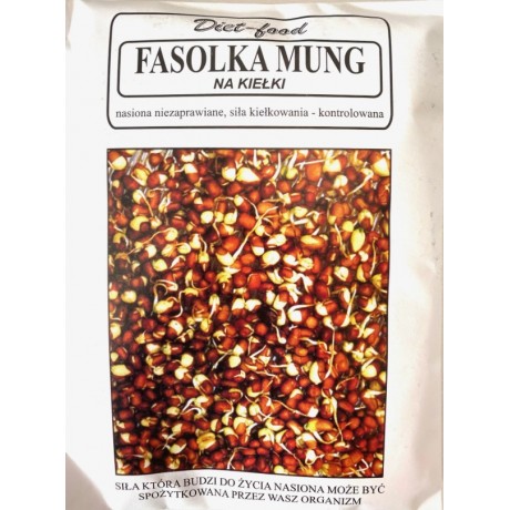 Nasiona do kiełkowania Fasolka Mung 160g DIET-FOOD - Wiesiołek-Pharma
