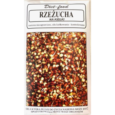 Nasiona do kiełkowania rzeżucha 80g DIET-FOOD - Wiesiołek-Pharma