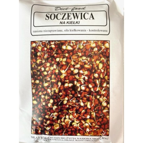 Nasiona do kiełkowania Soczewica 160g DIET-FOOD - Wiesiołek-Pharma
