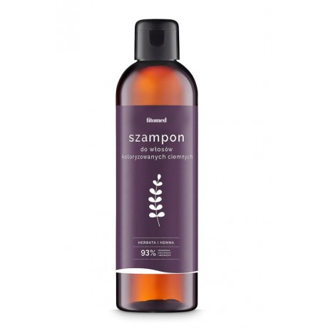 Szampon do włosów koloryz. ciemnych 250ml FITOMED - Wiesiołek-Pharma