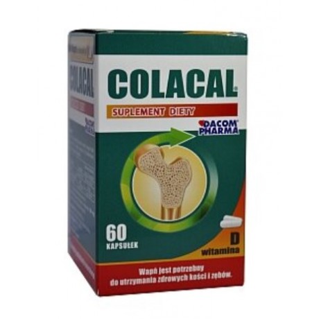 Colacal kolagen z wapniem 60 kaps. GORVITA - Wiesiołek-Pharma