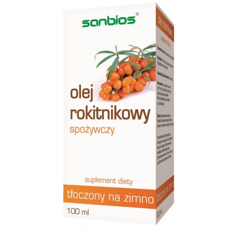 Olej Rokitnikowy 100ml SANBIOS - Wiesiołek-Pharma
