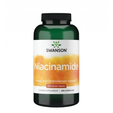 Niacinamide 250mg 250 kaps. SWANSON - Wiesiołek-Pharma