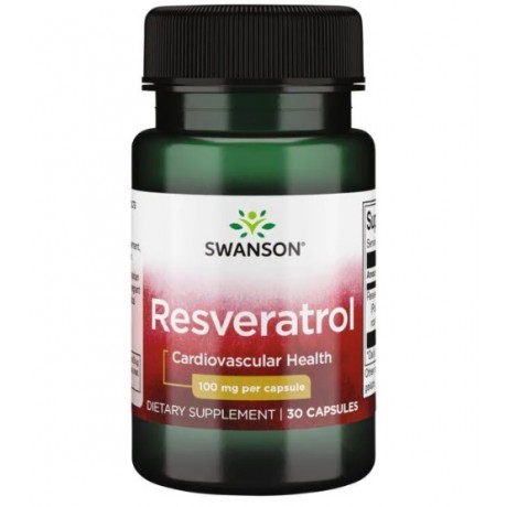 Resveratrol 100mg 30 kaps. SWANSON - Wiesiołek-Pharma