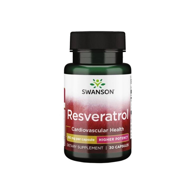Resveratrol 250mg 30 kaps. SWANSON - Wiesiołek-Pharma
