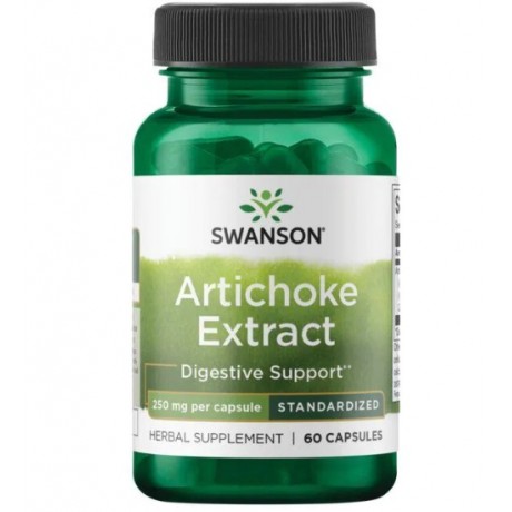 Artichoke Extract 250mg 60 kaps. SWANSON - Wiesiołek-Pharma