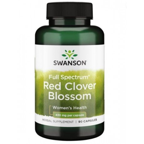Red Clover 430mg 90 kaps. SWANSON - Wiesiołek-Pharma