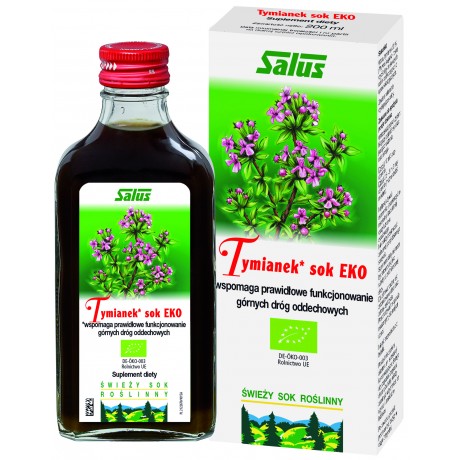 Tymianek sok EKO 200ml SALUS - Wiesiołek-Pharma