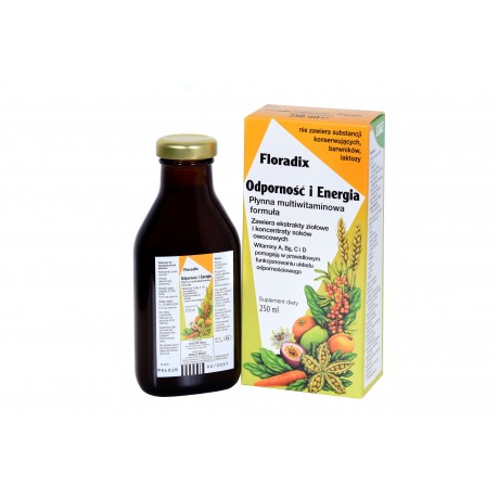Floradix Odporność i Energia 250ml SALUS - Wiesiołek-Pharma