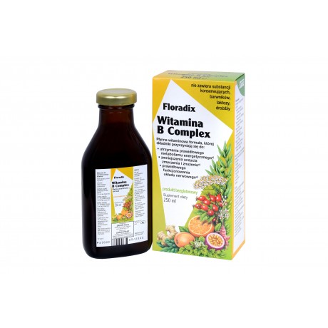 Floradix Witamina B Complex 250ml SALUS - Wiesiołek-Pharma