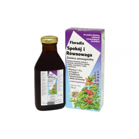 Floradix Spokój i Równowaga 250ml SALUS - Wiesiołek-Pharma