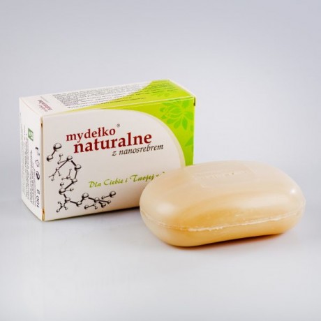 Mydło naturalne z nanosrebrem kostka 100g VINSVIN - Wiesiołek-Pharma
