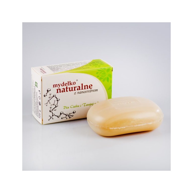 Mydło naturalne z nanosrebrem kostka 100g VINSVIN - Wiesiołek-Pharma Mydło naturalne z nanosrebrem kostka 100g VINSVIN - Wiesiołek-Pharma