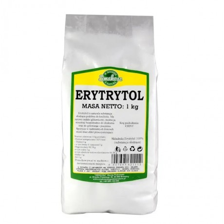 Erytrytol 1 kg SMAKOSZ - Wiesiołek-Pharma