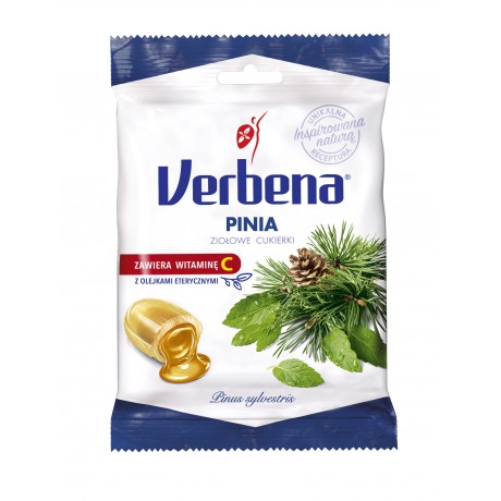 Cukierki ziołowe Pinia z witaminą C 60g VERBENA - Wiesiołek-Pharma