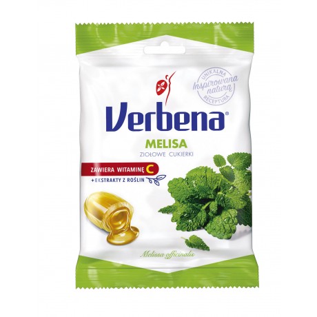 Cukierki ziołowe melisa 60g VERBENA - Wiesiołek-Pharma