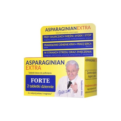 Asparaginian Extra 50 tabl. UNIPHAR - Wiesiołek-Pharma