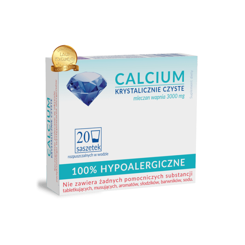 Calcium krystalicznie czyste 20 sasz. UNIPHAR - Wiesiołek-Pharma Calcium krystalicznie czyste 20 sasz. UNIPHAR - Wiesiołek-Pharma