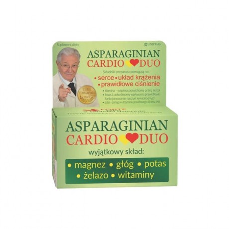 Asparaginian CardioDuo 50 tabl. UNIPHAR - Wiesiołek-Pharma