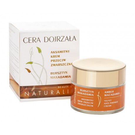 Bursztyn-Makadamia krem przeciw zmarszczkom 50ml NATURALIS