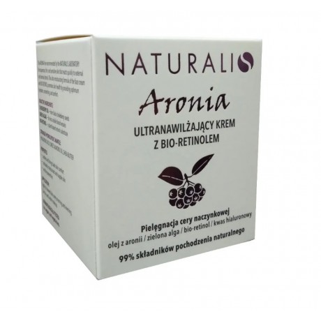 ARONIA Krem ultranawilż. BIO-RETINOL 50ml NATURALIS - Wiesiołek-Pharma