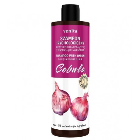 Szampon trychologiczny Cebula 300ml VENITA - Wiesiołek-Pharma