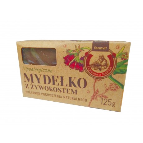 Mydełko z żywokostem 125g FARM-VIT - Wiesiołek-Pharma