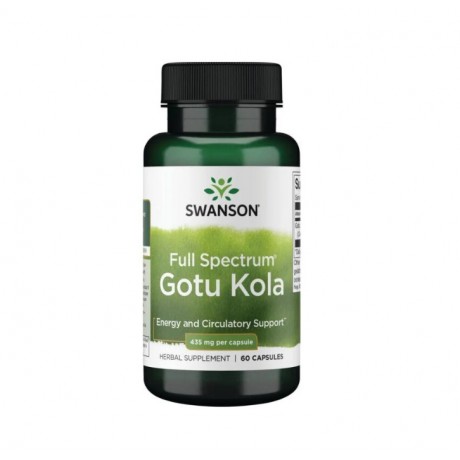 Gotu Kola 435mg 60 kaps. SWANSON - Wiesiołek-Pharma