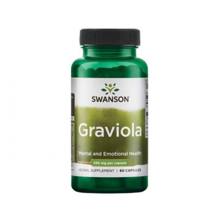 Graviola 530mg 60 kaps. SWANSON - Wiesiołek-Pharma