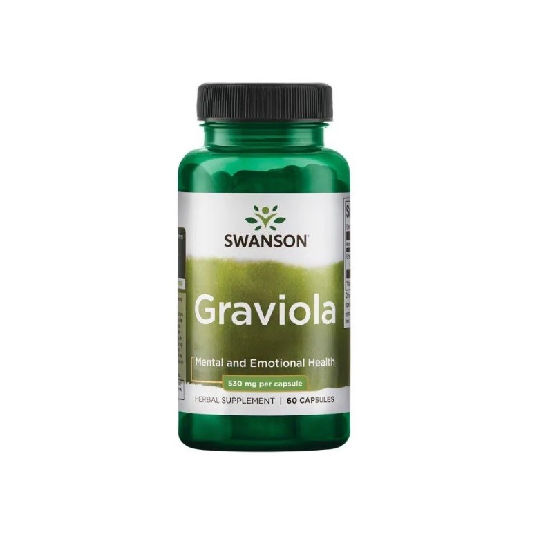 Graviola 530mg 60 kaps. SWANSON - Wiesiołek-Pharma