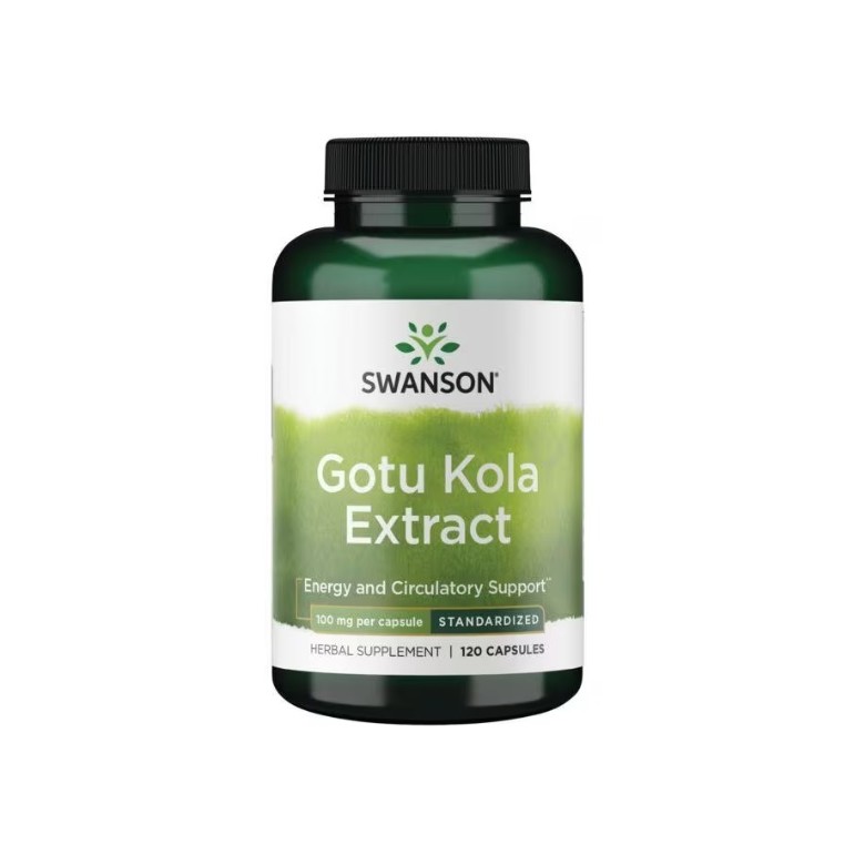 Gotu Kola ekstrakt 100mg 120 kaps. SWANSON - Wiesiołek-Pharma Gotu Kola ekstrakt 100mg 120 kaps. SWANSON - Wiesiołek-Pharma