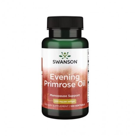 Evening Primerose Oil 500mg 100 kaps. SWANSON - Wiesiołek-Pharma