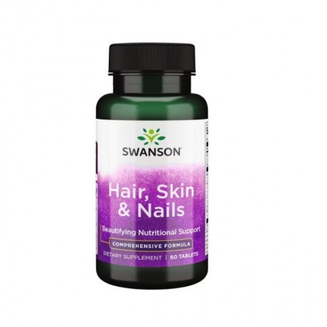 Hair, Skin & Nails 60 tabl. SWANSON - Wiesiołek-Pharma