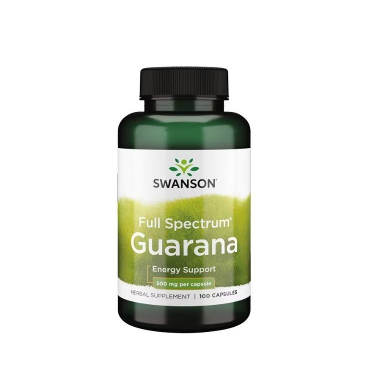 Guarana 500mg 100 kaps. SWANSON - Wiesiołek-Pharma Guarana 500mg 100 kaps. SWANSON - Wiesiołek-Pharma