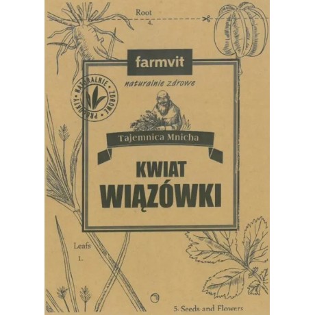Wiązówka kwiat 50g FARM-VIT - Wiesiołek-Pharma