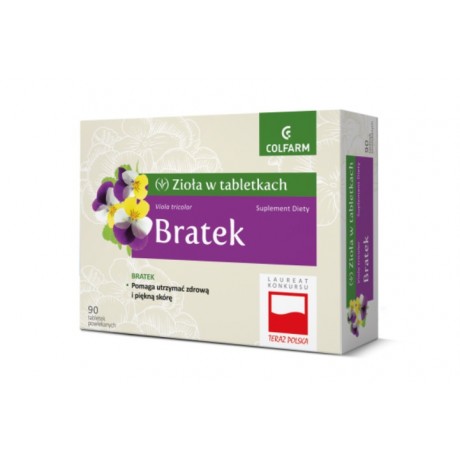 Bratek 90 tabl. COLFARM - Wiesiołek-Pharma